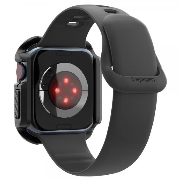 Spigen Apple Watch 46mm (Series 10/11) kuori ja näytönsuoja Tough Armor musta