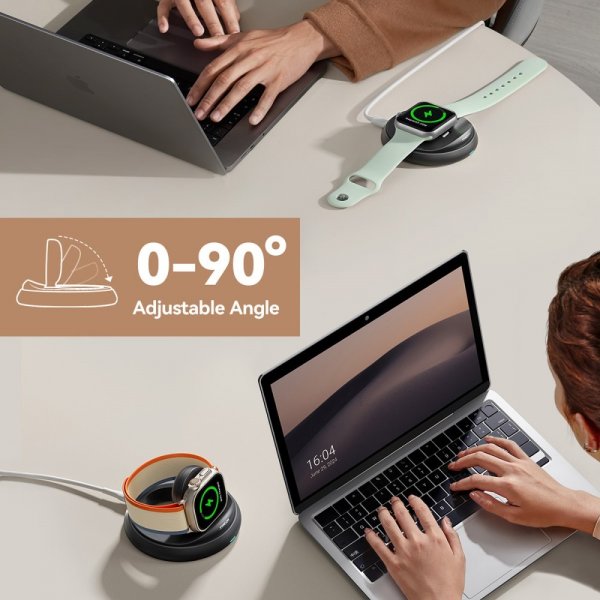 Joyroom Apple Watch -laturi, kokoontaitettava kelloteline