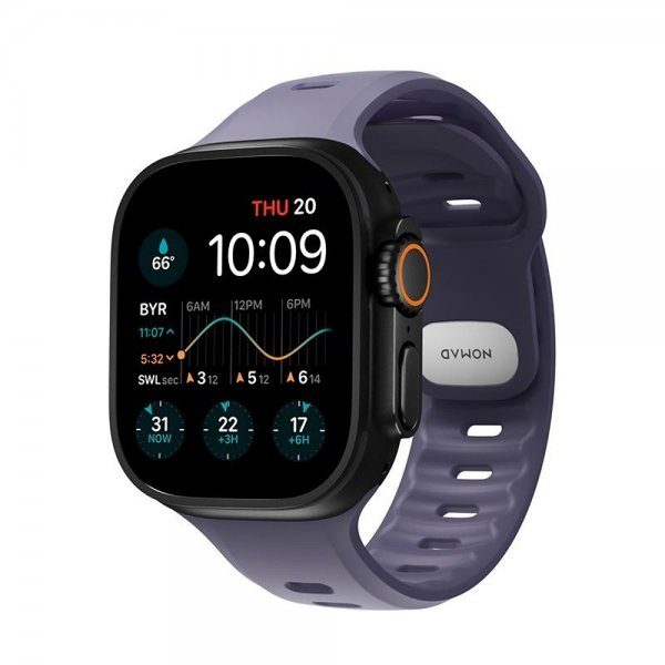 Nomad Apple Watch Ultra 49 mm ranneke Tempo Band Dusk