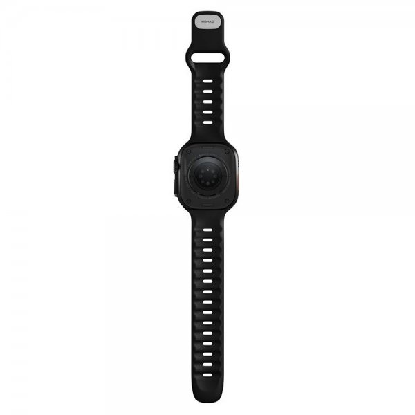 Nomad Apple Watch Ultra 49mm ranneke Tempo Band Musta