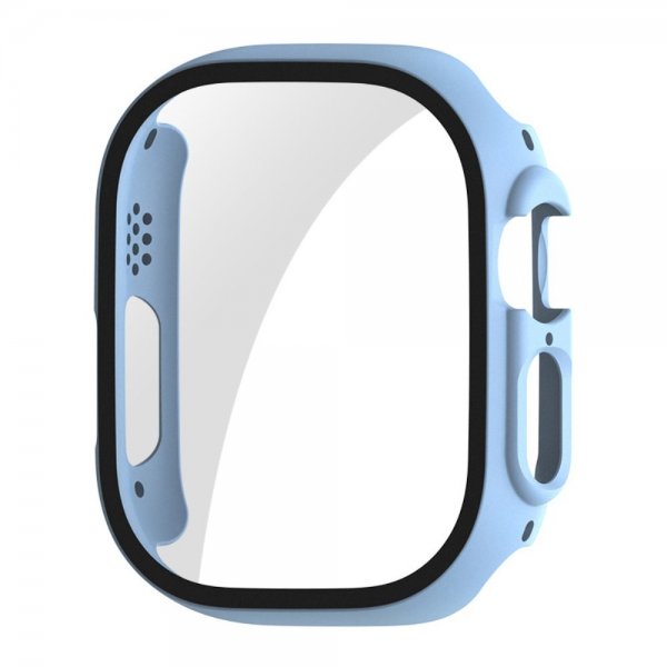 Enkay Apple Watch Ultra 49mm Kuori ja Sisäänrakennettu Näytönsuoja Sininen