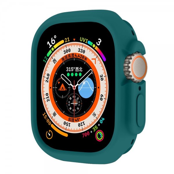 Enkay Apple Watch Ultra 49mm Kuori TPU Tummanvihreä