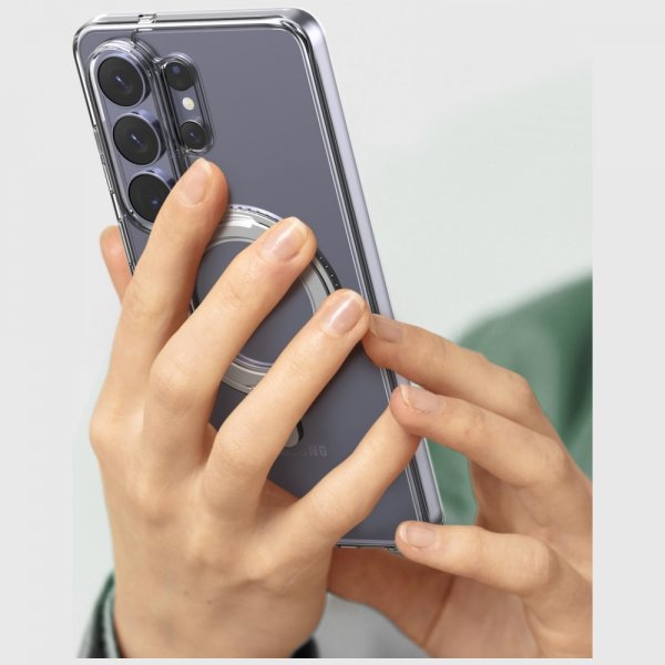 Araree Samsung Galaxy S26 Ultra Duple M Stand -läpinäkyvä kuori
