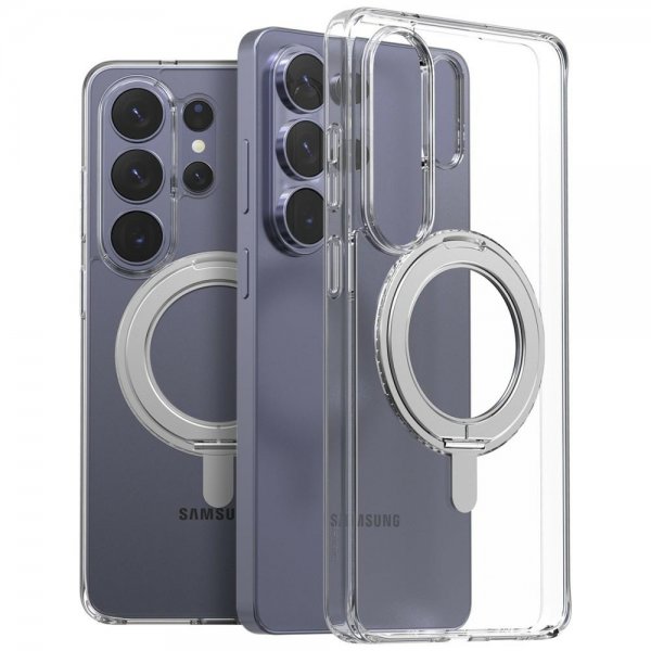 Araree Samsung Galaxy S26 Ultra Duple M Stand -läpinäkyvä kuori