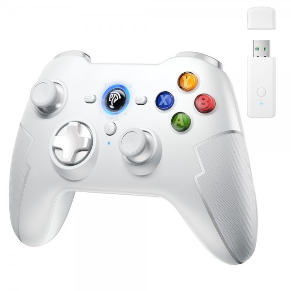 EasySMX Arion 9013 Pro Langaton Peliohjain PC:lle/Switchille/Puhelimelle, Valkoinen