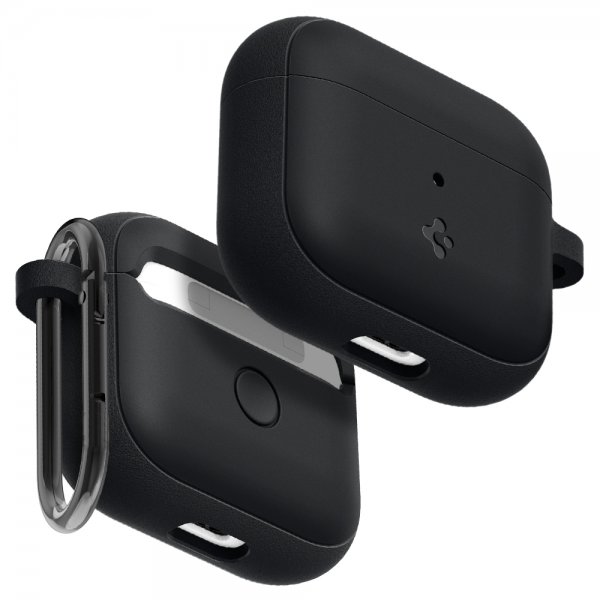 Spigen AirPods 3 -kuoret, Silicone Fit, musta