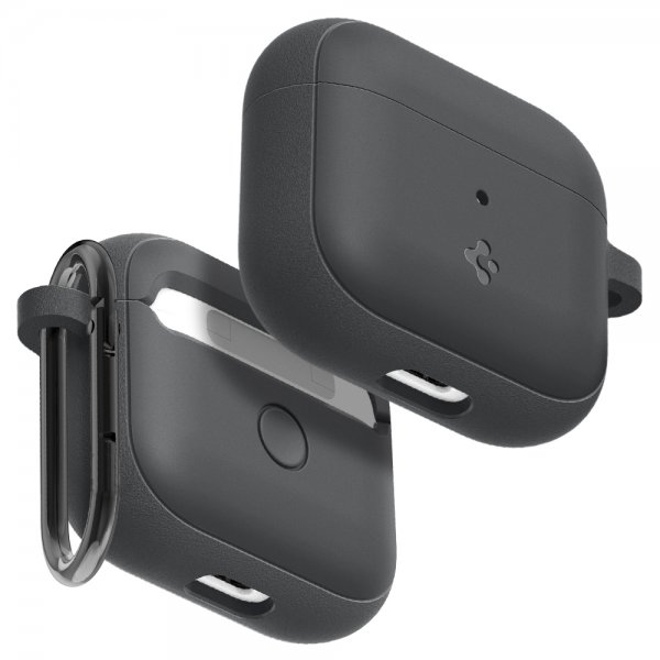 Spigen AirPods 3 -kuoret, Silicone Fit, Charcoal