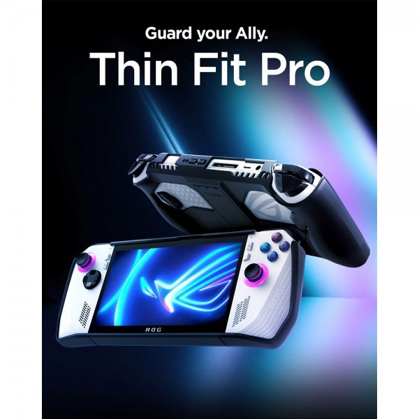 Spigen ASUS ROG Ally 2023 Thin Fit Pro -suojakuori, musta