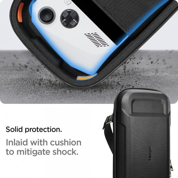 Spigen Asus ROG Ally -suojakotelo Rugged Armor Pro, musta
