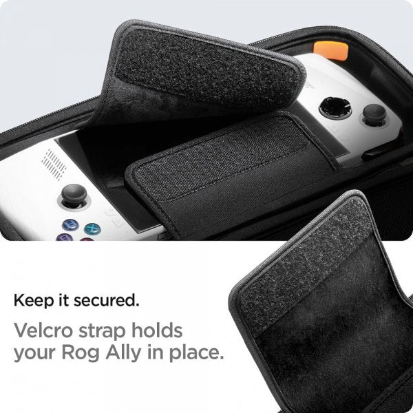 Spigen Asus ROG Ally -suojakotelo Rugged Armor Pro, musta