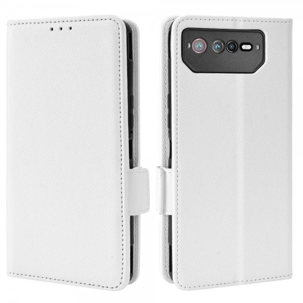 Asus ROG Phone 6/ROG Phone 6 Pro Suojakuori Litsi Valkoinen