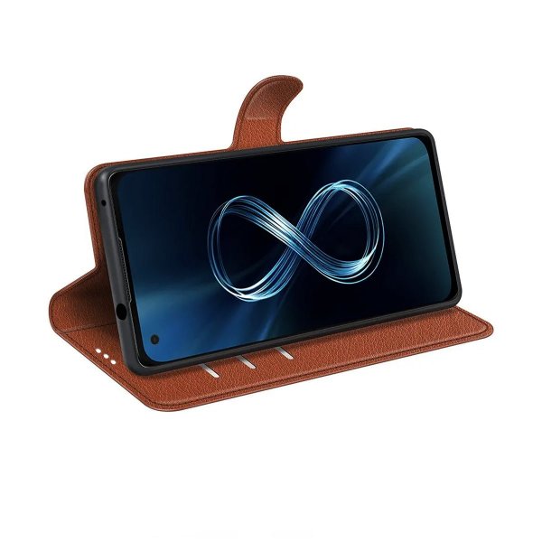 Asus Zenfone 8 Kotelo Jalustalla Ruskea