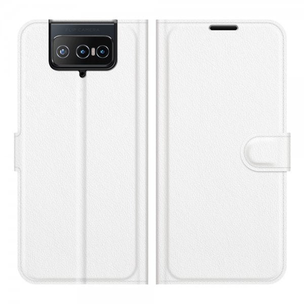 Asus Zenfone 8 Flip Litsi Valkoinen Kotelo