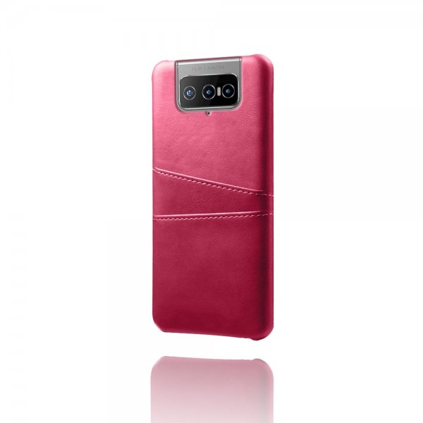 Asus Zenfone 8 Flip Kuori Kaksi Korttipaikkaa Magenta