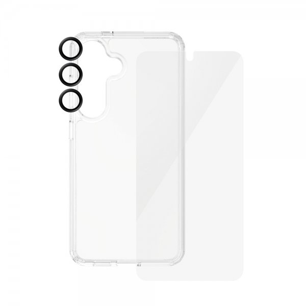 PanzerGlass Samsung Galaxy S24 Suojakuori Näytönsuoja Kameran suojalasi 3-in-1 Bundle Set
