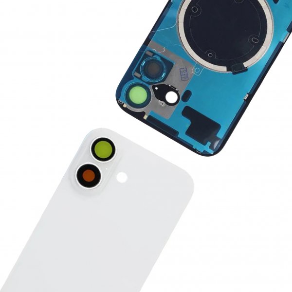 iPhone 17:n takalasi pienosilla - valkoinen