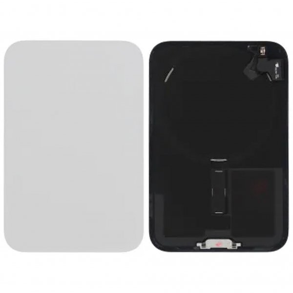 Alkuperäinen lasinen takakansi iPhone 17 Pro -puhelimeen - hopea