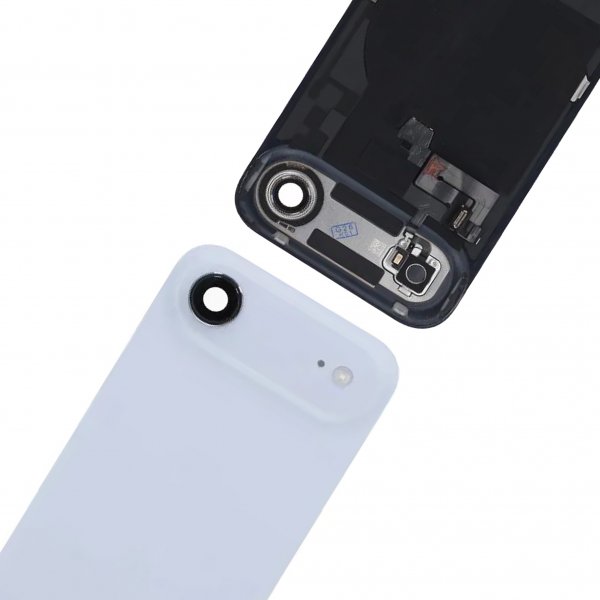 Alkuperäinen takalasi pikkukomponenteilla, iPhone Air - Sininen