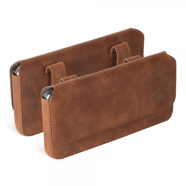 Krusell Vyölaukku Sunne Belt Case L Cognac Brown