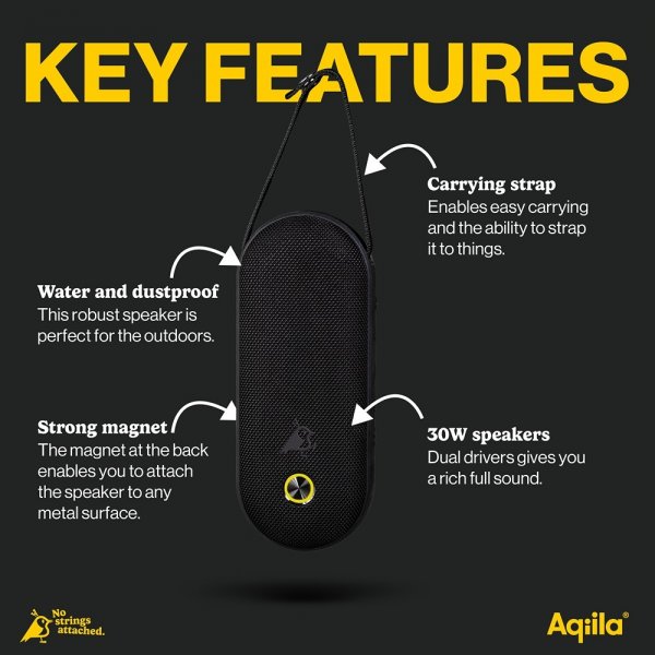 Aqiila Langaton Kaiutin Soundbird CM