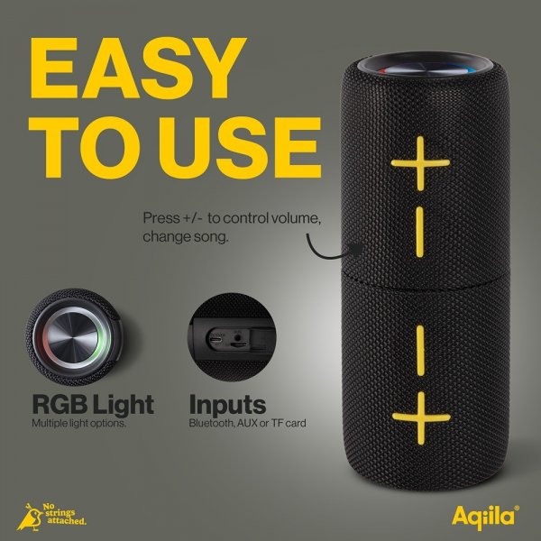 Aqiila Kannettava Kaiutin Soundbird Duo 2-in-1