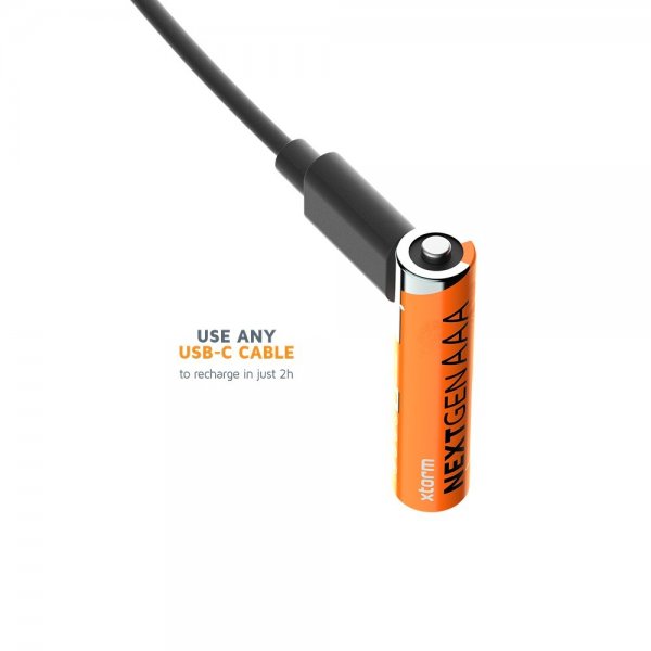 Xtorm Akku AAA Ladattavat USB-C 4-pakkaus