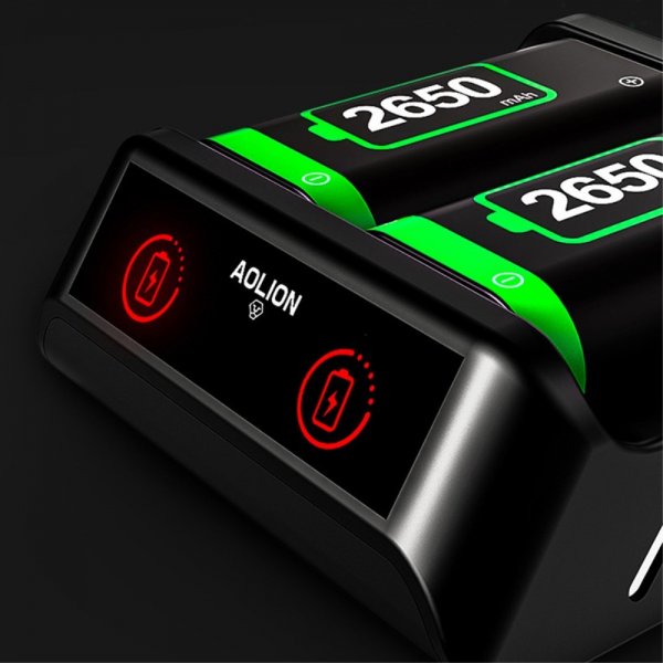 Aolion-akkulaturi Xbox Series X -ohjaimelle