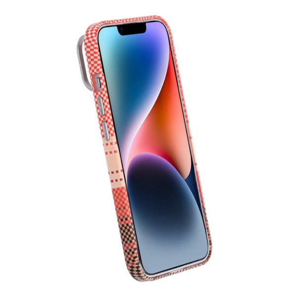 iPhone 13/iPhone 14 Kuori Taitettava Jalusta MagSafe Oranssi