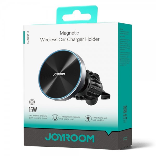 Joyroom Autoteline Magneettinen Langaton Autolaturi MagSafe