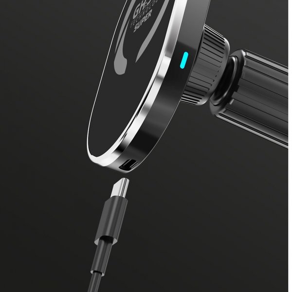 Celly MagSafe-autoteline langattomalla latauksella tuuletusritilään