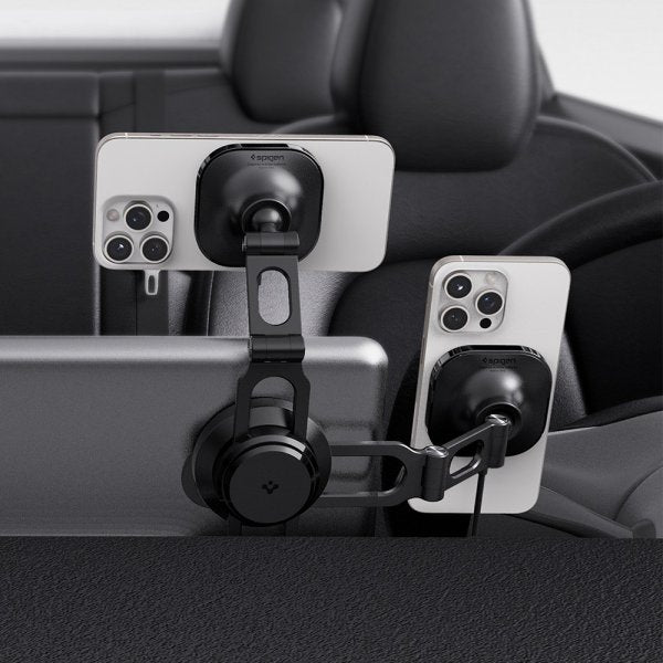 Spigen OneTap Pro 3 Tesla -autoteline langattomalla latauksella näytön kiinnikkeellä, MagFit