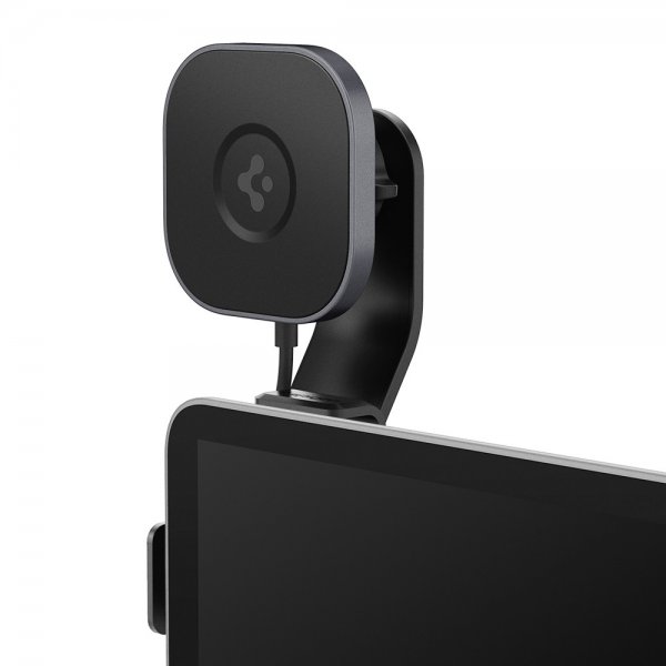 Spigen autoteline langattomalla OneTap Pro -latauksella, Screen Car Mount, Tesla MagFit