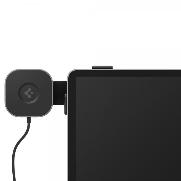 Spigen autoteline langattomalla OneTap Pro -latauksella, Screen Car Mount, Tesla MagFit