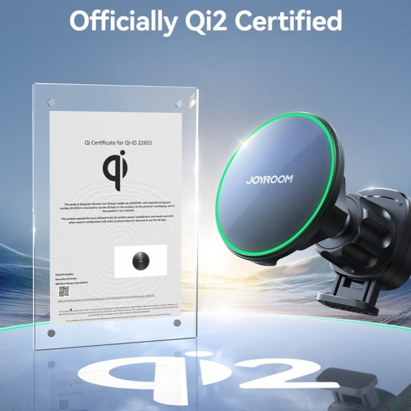 Joyroom Autoteline Qi2 15W Magneettinen Langaton Autolaturiteline