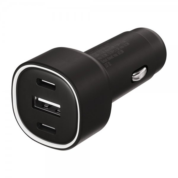 X2O Autolaturi 60W Kolmois-USB-C/USB-A GaN Musta