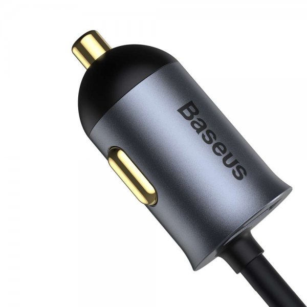 Baseus Autolaturi Share Together 120W 3 USB-A & 1 USB-C Musta