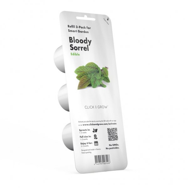 Click and Grow Smart Garden täyttöpakkaus 3 kpl - Suolaheinä