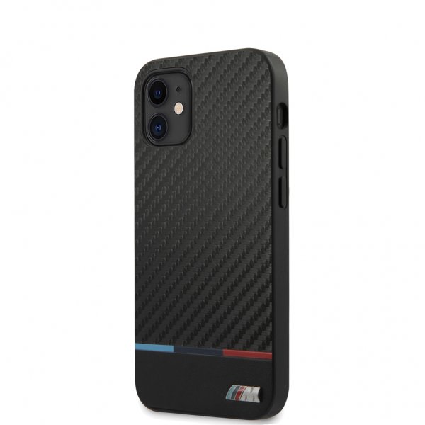 BMW iPhone 12 Mini Kuori Tricolore Musta