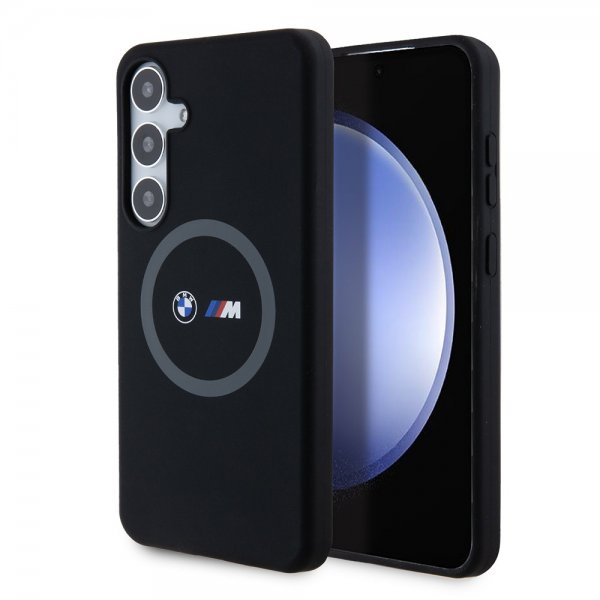 BMW Samsung Galaxy S24 Plus Kuori Painetut Logot MagSafe Musta