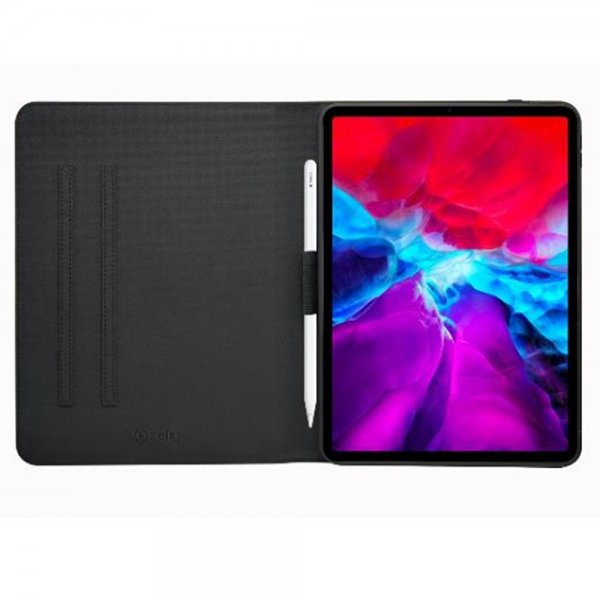 Celly iPad Air 13 (M2/M3/M4) Suojakotelo Bookband Musta