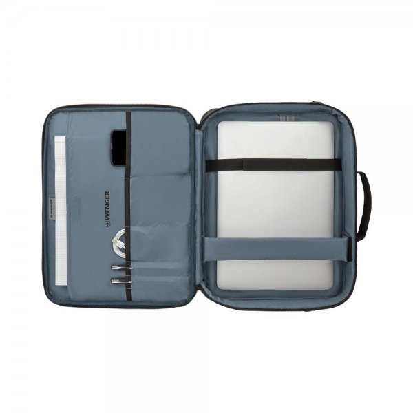 Wenger BQ 16" Clamshell tietokonelaukku, musta