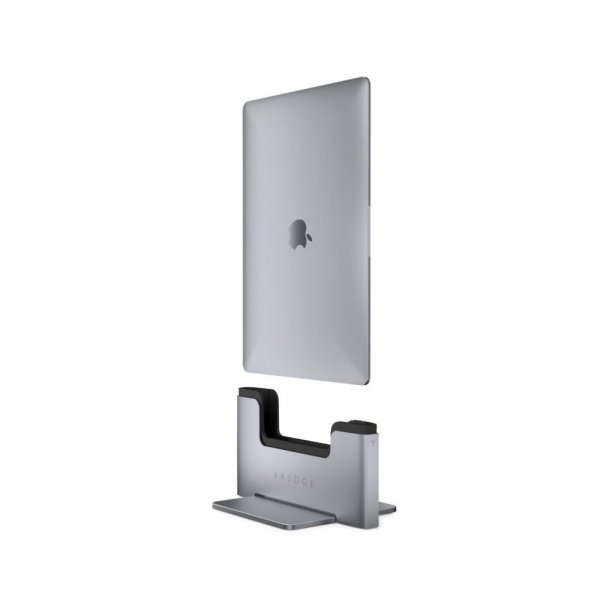 Brydge Vertical Dock MacBook Pro 13" Space Gray -telakka