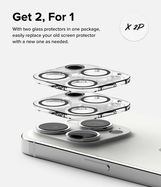 Ringke iPhone 15 Pro -kameran suojalasi 2 kpl