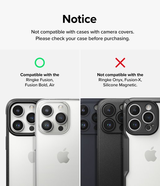 Ringke iPhone 15 Pro -kameran suojalasi 2 kpl