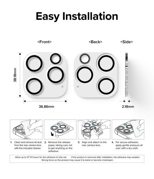 Ringke iPhone 15 Pro -kameran suojalasi 2 kpl