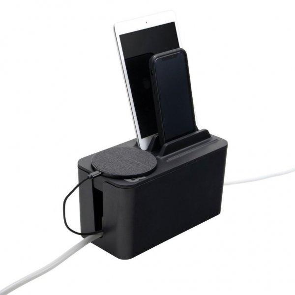Bluelounge CableBox Mini Station Musta