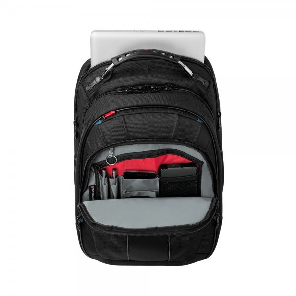 Wenger Carbon 17" kannettavan tietokoneen reppu, musta