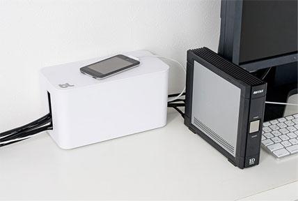 Bluelounge Cablebox Mini johtoboksi, musta
