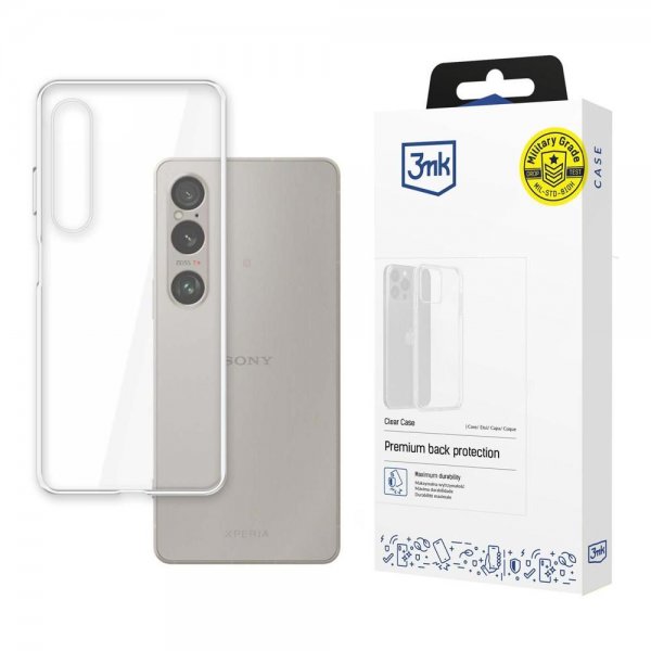 3mk Sony Xperia 1 VI Kuori Clear Case Läpinäkyvä
