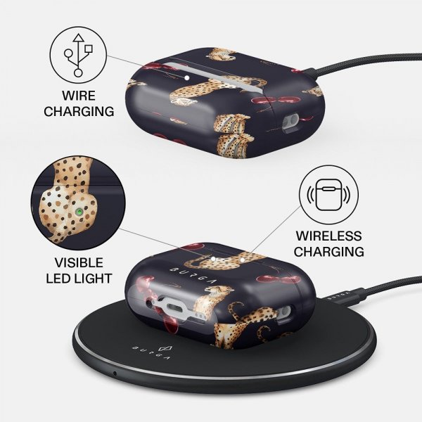 Burga AirPods Pro 3 -kuoret, Cougar-design